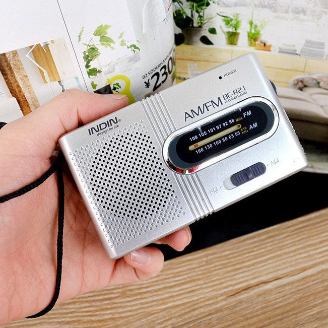 Portable Mini Multi-Function Two-Band Radio For Seniors