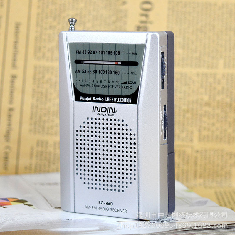 Portable Mini Multi-Function Two-Band Radio For Seniors