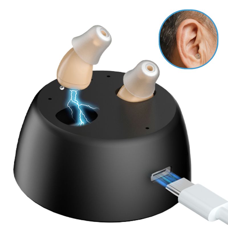 Noise Canceling Rechargeable Hearing Aids