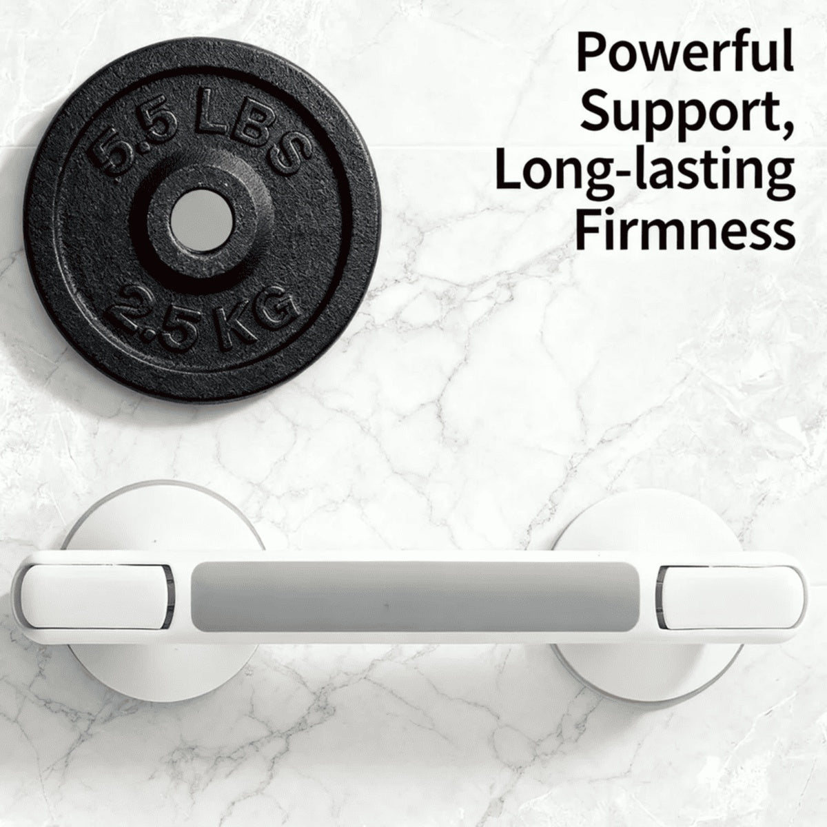 SecureGrip Suction Shower Handle