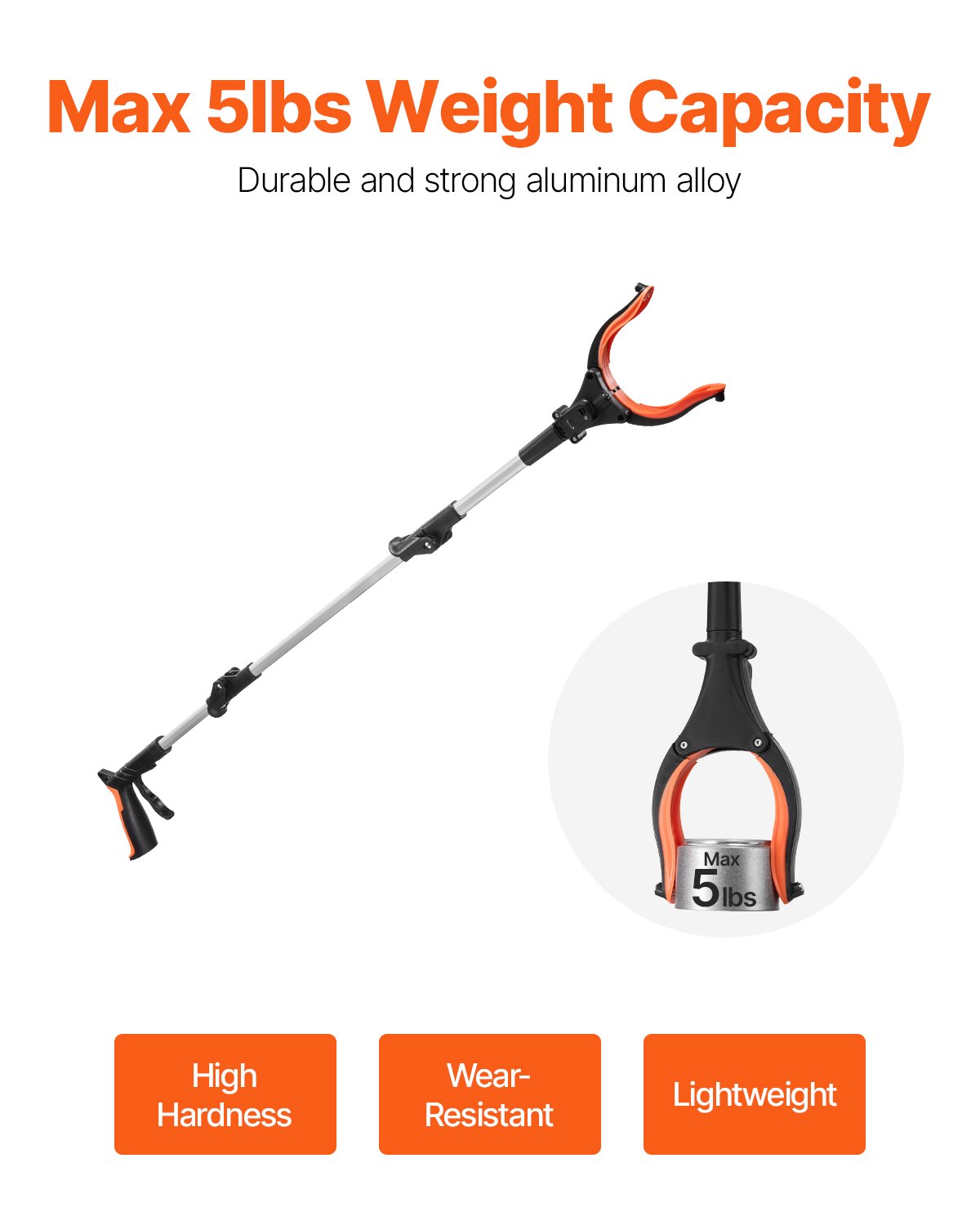 Foldable Long Reach Grabber Tool