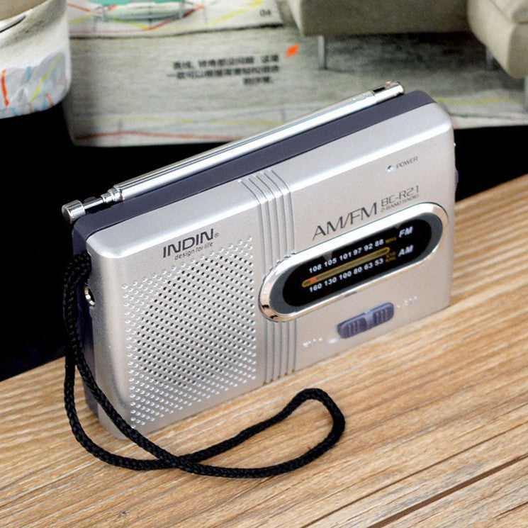 Portable Mini Multi-Function Two-Band Radio For Seniors
