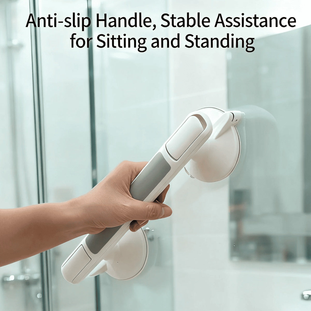 SecureGrip Suction Shower Handle